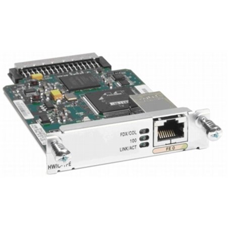 Cisco HWIC-1FE 1-port Layer 3 Fast Ethernet High-Speed WAN Interface Card - Network Accessory - Ethernet