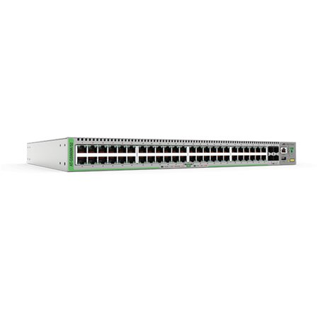 Allied Telesis AT-GS980M/52-50 - Managed - Gigabit Ethernet (10/100/1000) - 100 Gigabit Ethernet - Full duplex - Rack mounting -