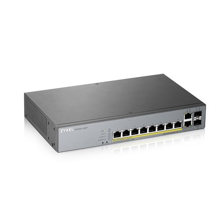 ZyXEL GS1350-12HP-EU0101F - Managed - L2 - Gigabit Ethernet (10/100/1000) - Power over Ethernet (PoE) - Rack mounting