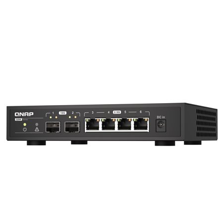 QNAP QSW-2104-2S 2 ports 10GbE SFP+ 5 2.5GbE RJ45 unmanaged switch - Switch - Amount of ports: