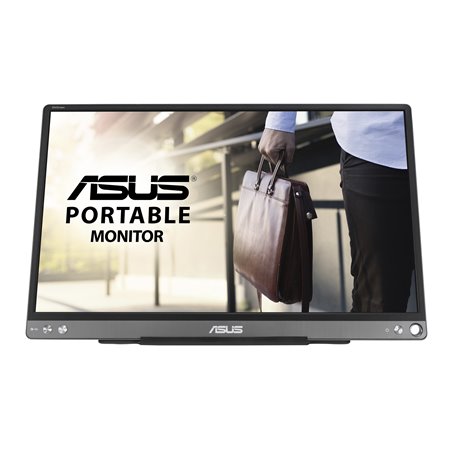 ASUS ZenScreen MB16ACE 15.6inch USB Type-C Portable Monitor FHD 1920x1080 IPS Flicker free Low Blue Light TUV certified