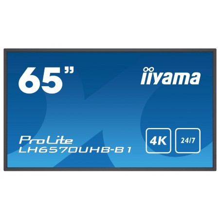 Iiyama 64.5IN LED 3840X2160...