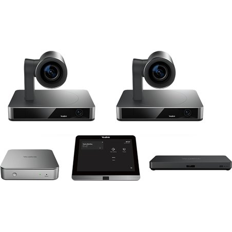 Native Microsoft Teams Rooms system for X-large rooms 2x UVC86 dual-eye Intellient camera, VCR20 remote control, power adapter,w