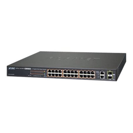 FGSW-2624HPS - Managed - L2-L4 - Gigabit Ethernet (10-100-1000) - Power over Ethernet (PoE) - Rack mounting - 1U