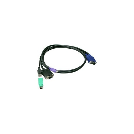 LevelOne 1.8m KVM Cable for...