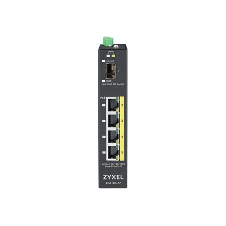 Przełącznik ZYXEL RGS100-5P RGS100-5P-ZZ0101F 4x 10-100-1000