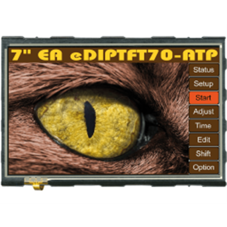 ELECTRONIC ASSEMBLY EA EDIP-TFT70ATP - Intelligentes TFT-Grafikdisplay 7.0 Touch Panel - Flat Screen - 17.8 cm