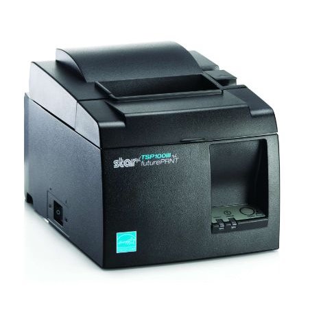 Star Micronics TSP143IIIBI2-230 EU+ UK Gry 80mm Wide Paper 24VDC internal Power Supply Cutter - POS printer