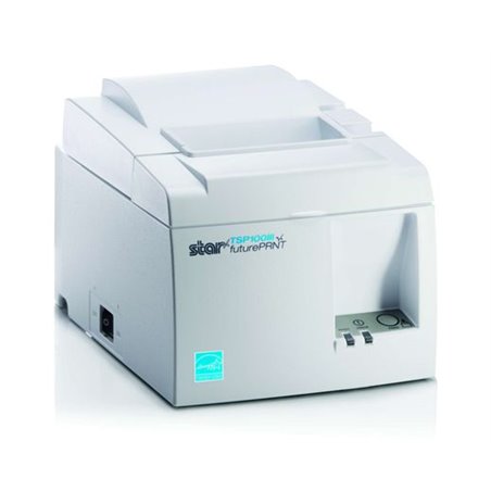 Star Micronics TSP143IIIBI2-230 EU+ UK Ultra White 80mm Wide Paper 24VDC internal Power Supply - POS printer