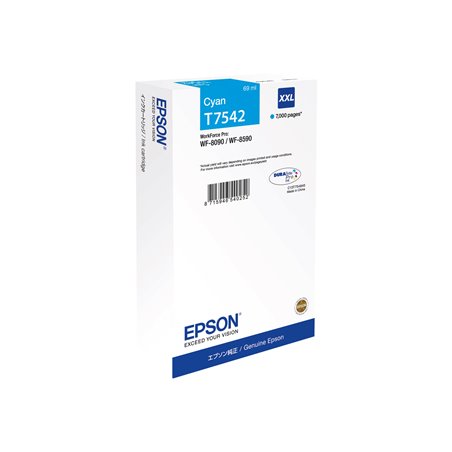EPSON WF-8090 - WF-8590 Ink Cartridge XXL Cyan