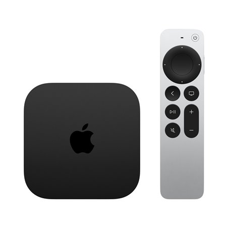 Apple TV 4K Black, Silver 4K Ultra HD 64 GB Wi-Fi
