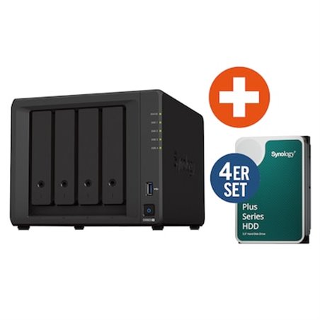 Synology DS923+ NAS System 4-Bay 24 TB inkl. 4x 6 HDD HAT3300-6T - Storage server - NAS