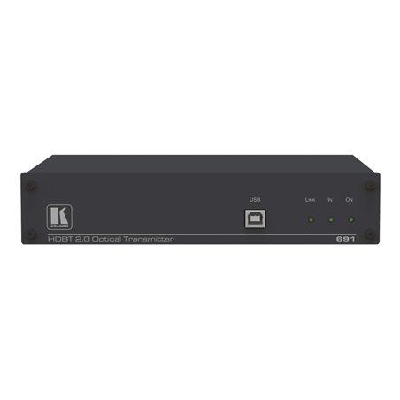 Kramer Electronics LWL-UEbertrager mit USB 4K 60 4 2 0mM-SM 691 - Transceiver - Fiber Optic