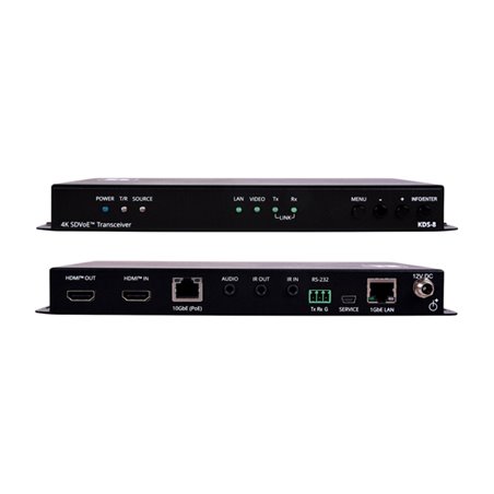 Kramer Electronics KDS-8 - Latenzfreier 4K HDR SDVoE Video Streaming Transceiverüber - Transceiver