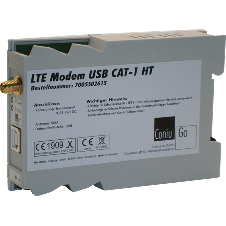 Coniugo CONIU 700550261S - LTE Modem USB dualpowered Hutschiene CAT 1