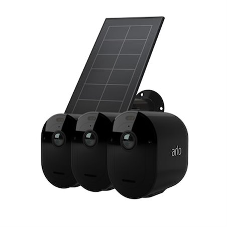 ARLO Pro 5Überwachungskamera außen - 3er Set schwarz+ Solarpanel