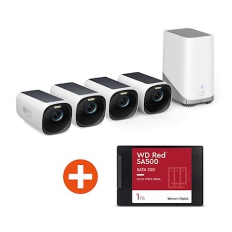 Anker Innovations eufyCam 3 Set Outdoor Kamera 4K 4+1 solarbetr.Überwachungssystem inkl. 1TB
