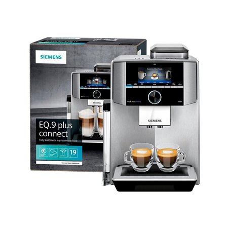 Siemens EQ.9 s500 - Espresso machine - 2.3 L - Coffee beans - Built-in grinder - 1500 W - Black,Stainless steel