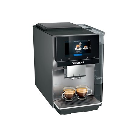 Siemens EQ.700 TP705D01 - Combi coffee maker - 2.4 L - Coffee beans - Built-in grinder - 1500 W - Black