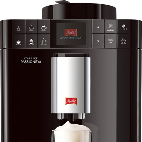 MELITTA Caffeo Passione OT - Espresso machine - 1.2 L - Coffee beans - Built-in grinder - 1450 W - Black