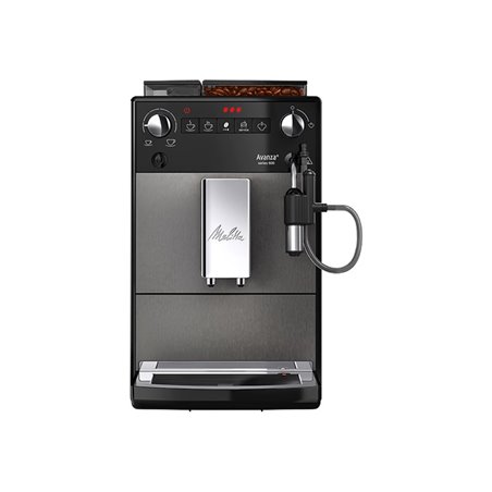 MELITTA 6767843 - Espresso machine - 1.5 L - Ground coffee - Built-in grinder - 1450 W - Black - Grey