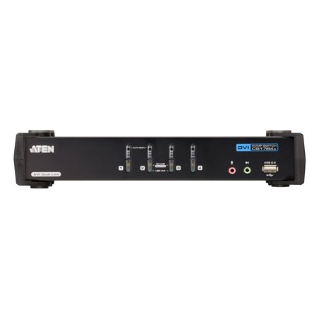 ATEN 4-Port USB DVI Dual Link-Audio KVMP Switch