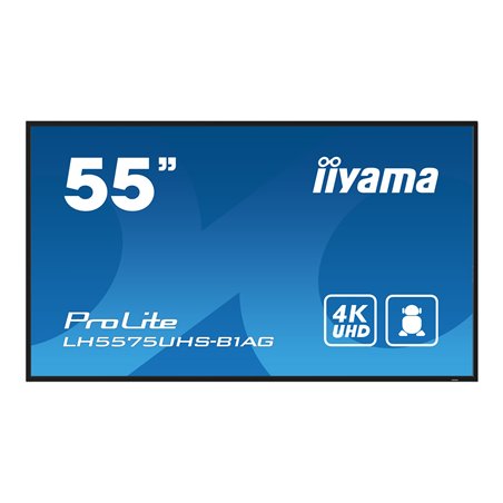 Iiyama DS LH5575UHS 139cm IPS 24-7 55-3840x2160-DP-3xHDMI-2xUSB - Flat Screen - 55